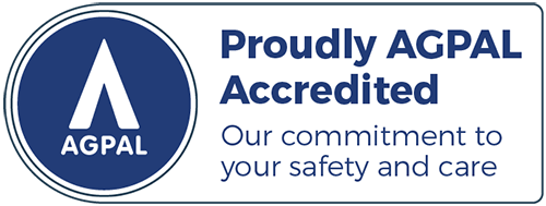 Proudly AGPAL Accredited - Our commitment to your safety and care